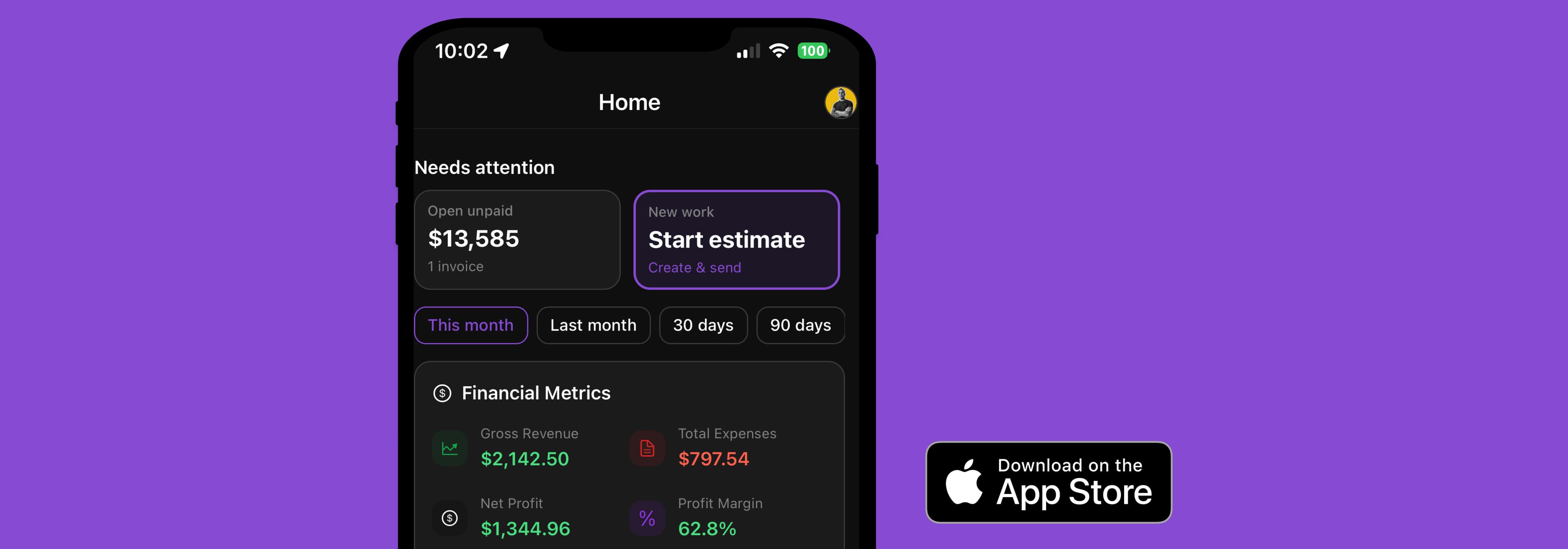 SupaHandi iPhone app with Download on the App Store